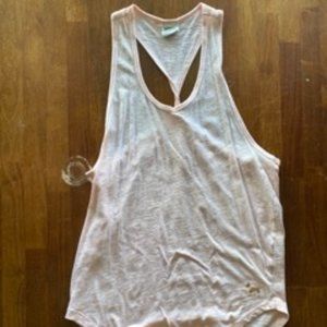 Pink Light Salmon Lightweight Halter Twist Tank